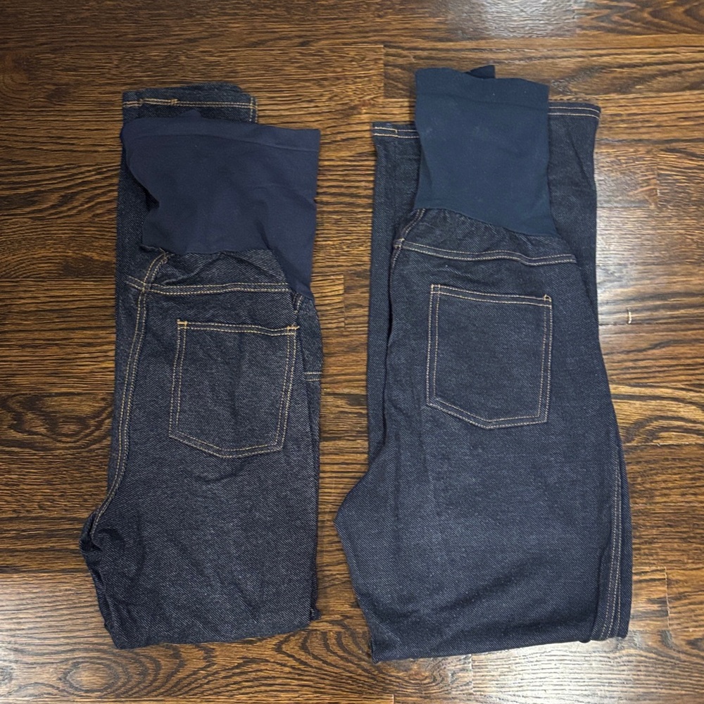 Two Pairs of Motherhood Maternity Women’s Jeggings, size Small